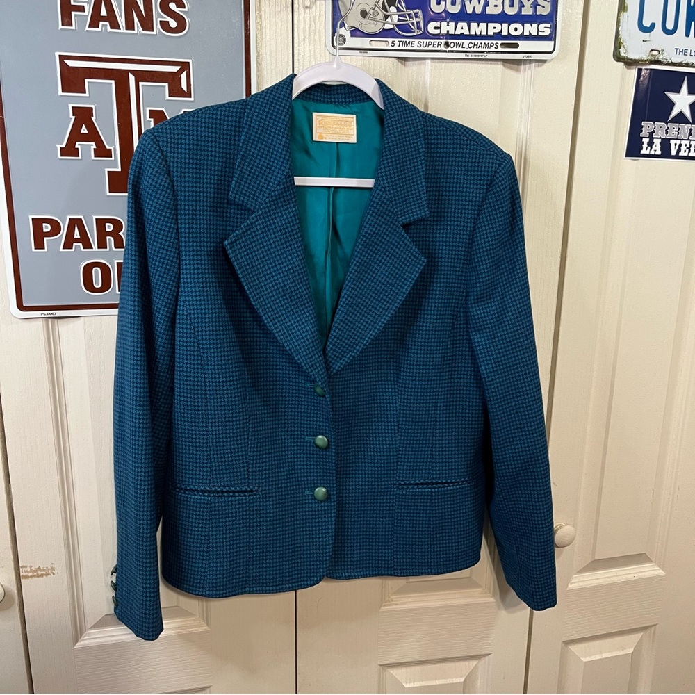 Pendleton Teal Blazer